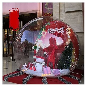 Amazon.com: 10FT Giant Inflatable Snow Globe(0.5mm PVC)(250w